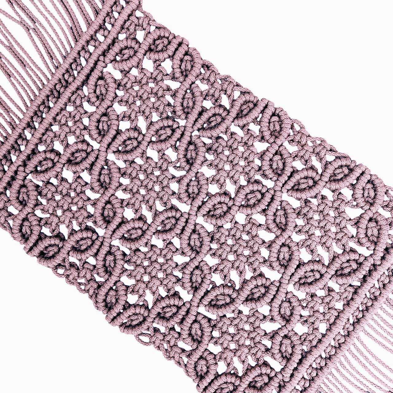 Коврик макраме.